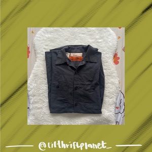 Vintage oversized black button shirt👕 🤍 Made in Honduras 🇭🇳